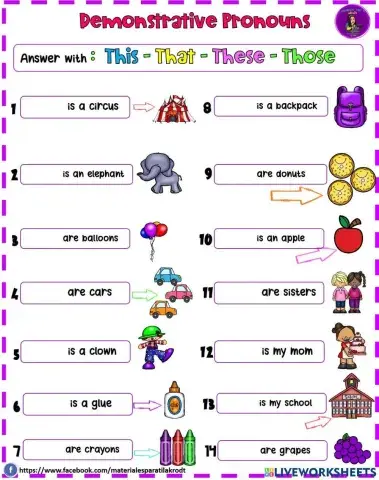 Demonstrative Pronouns