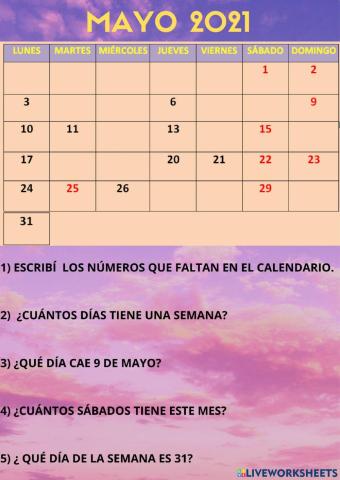 Calendario