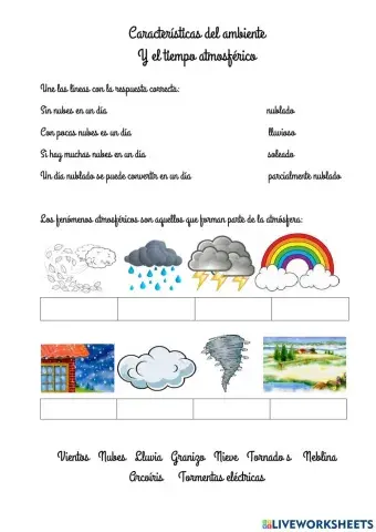 Características del ambiente