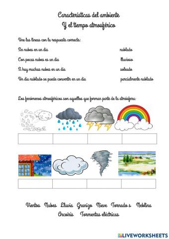 Características del ambiente