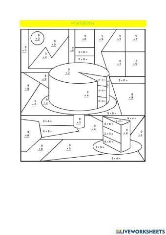Tablas de multiplicar