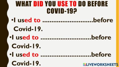 Used to - post grade