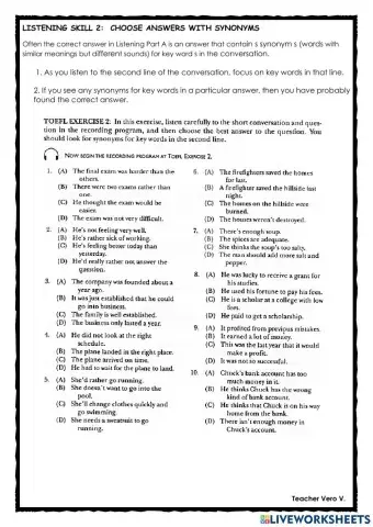 Toefl itp listening skill 2