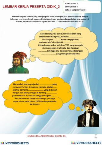 LKPD Perlawanan terhadap imperialis-kolonialisme