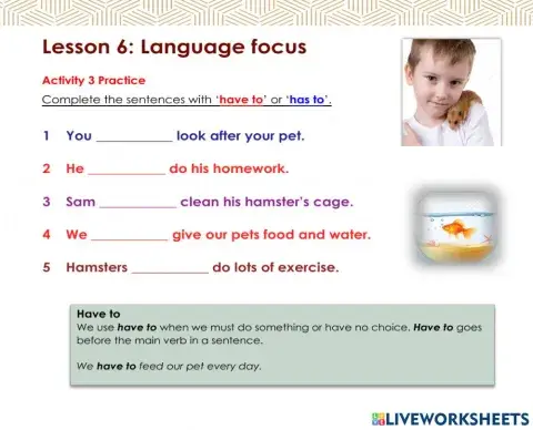 Access 6 - T3 - U8 - L6 - Act 3