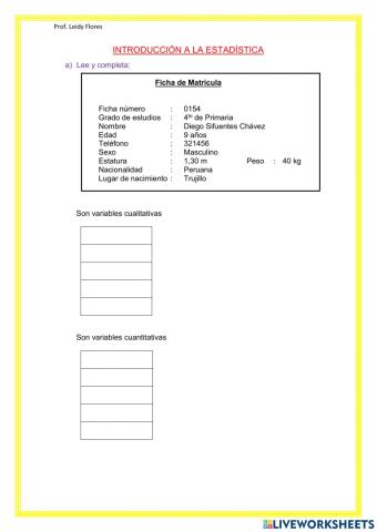 Introducción a la estadística