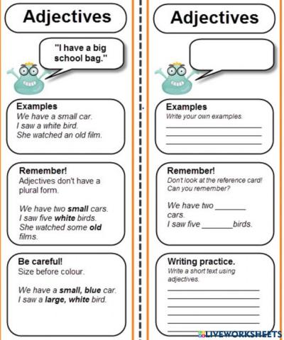 Adjectives 1