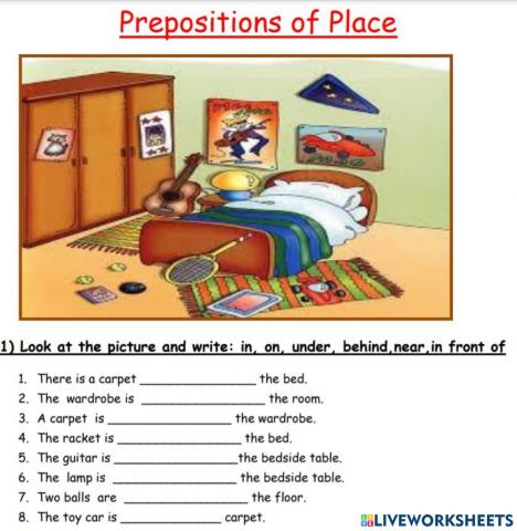 Place prepositions