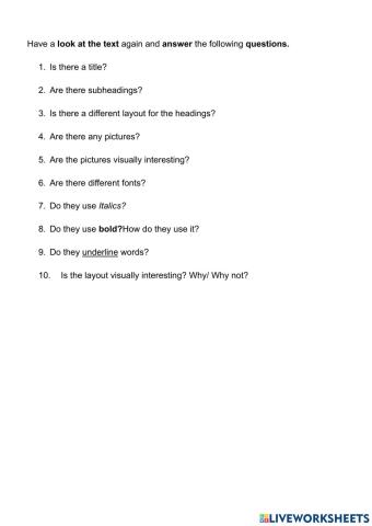 Clickbait article structure