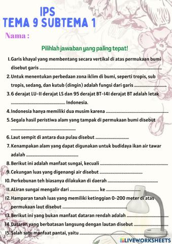 IPS Tema 9 Subtema 1