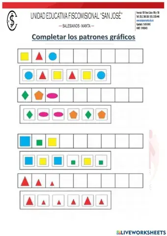 Patrones gráficos 1