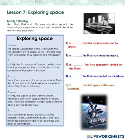 Access 8 - Unit 8 - Lesson 7 - Act 1