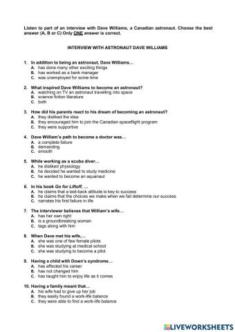 Listening: An Interview with Dave Williams