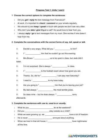 Midterm test access plus 1