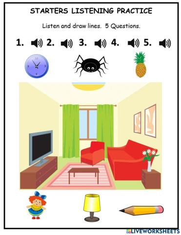 Starters Listening Part 1 Set One