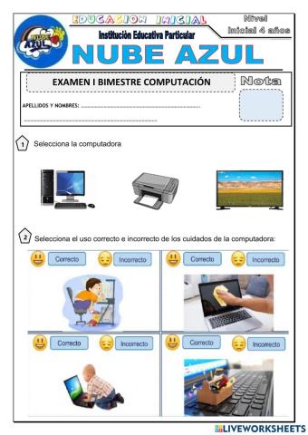 Examen de computación