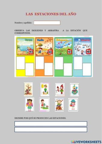 Las estaciones  del año