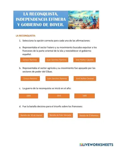 Hechos relevantes en la creación de la República Dominicana