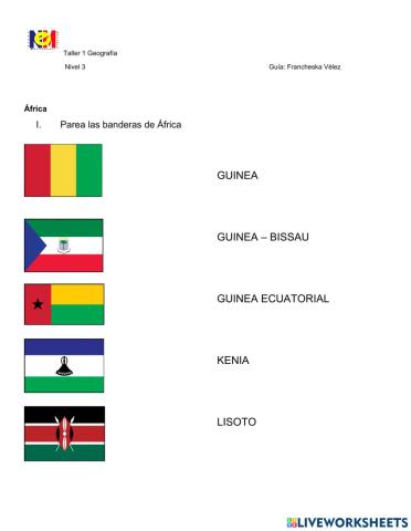 Banderas Africa