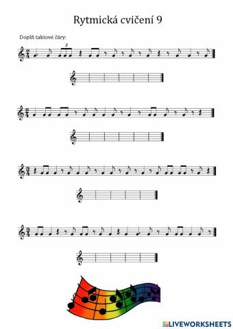 Rytmická cvičení 9