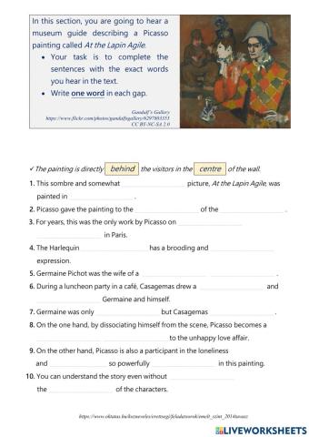 Harlequin with a Glass