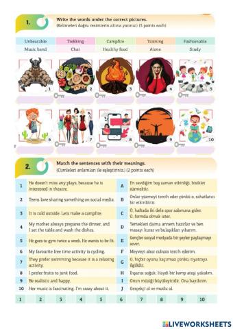 8.sınıf 2.ünite 2 crazy quiz (crazy)