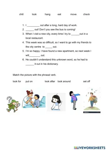 Phrasal verbs