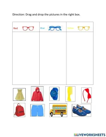 Colors-Red,Blue,Yellow