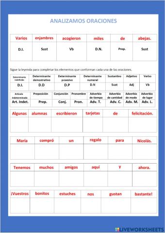 Análisis morfológico 2