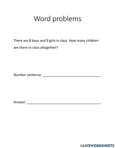 Word Problems - 13