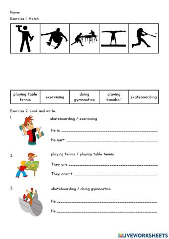 Negative statements in Simple Present Tense