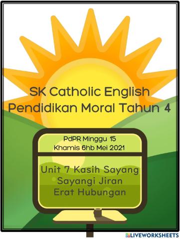 Pendidikan Moral Tahun 4 PdPRM15 Khamis 6hb Mei 2021