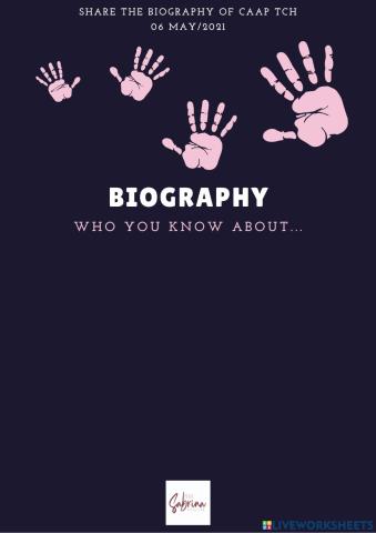 Biography free caap tchs