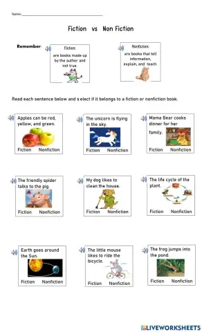 Fiction and nonfiction