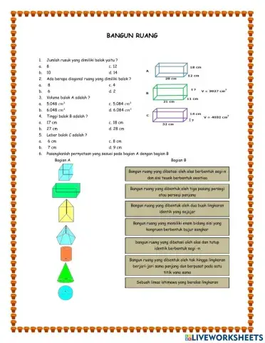 Lks interaktif bangun ruang