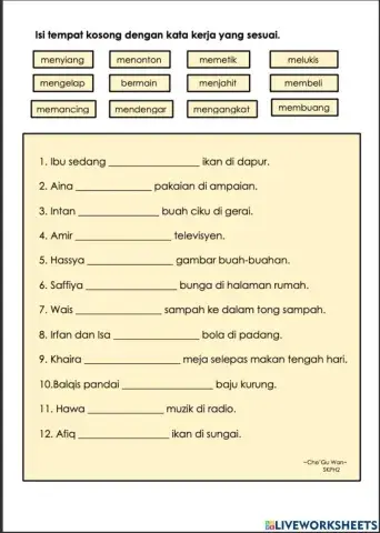 Kata kerja