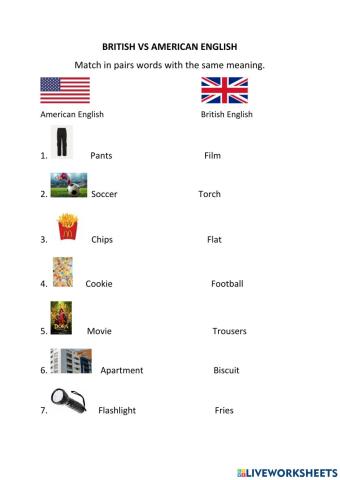 British vs American