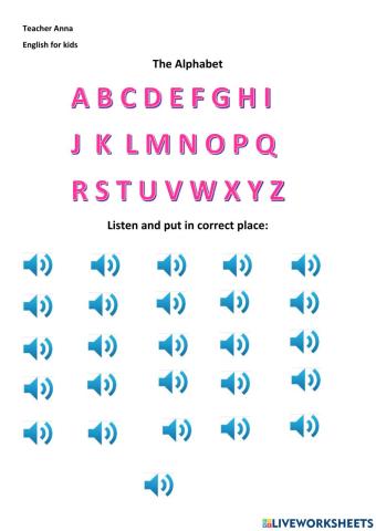 The Alphabet