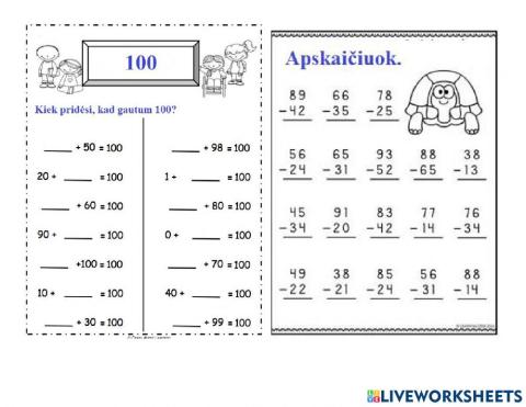 Įvairios matematikos užduotys