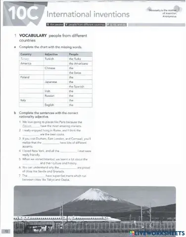 Passive, nationalities