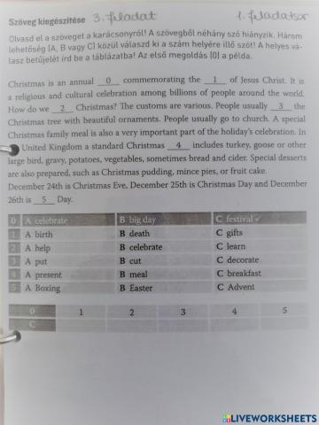 Reading comprehension