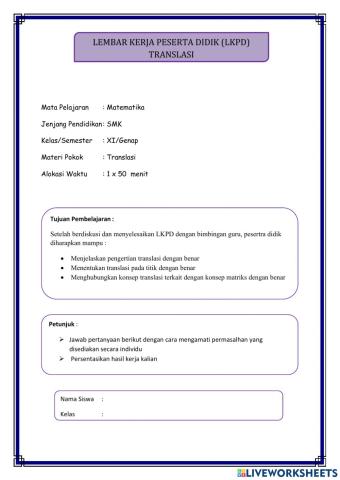 LKPD Translasi