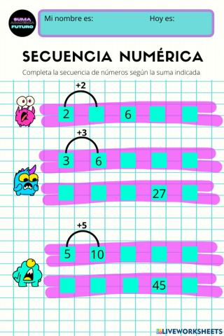 Secuencia numérica