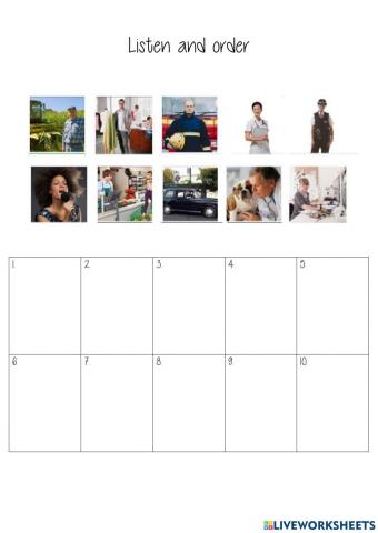 Listen and order unit 4 new tiger 4