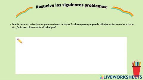 Resuelve estos problemas