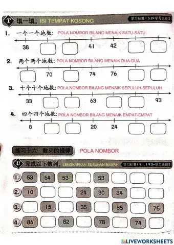 单元一（数列的规律）