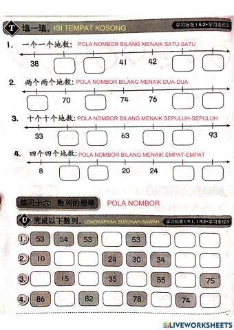 单元一（数列的规律）