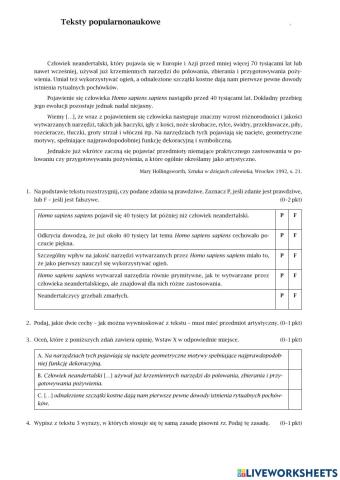 Test popularnonaukowe