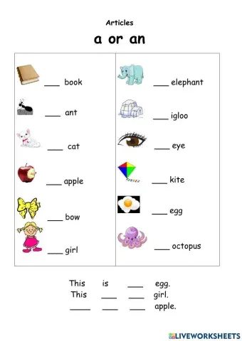 Indefinite article a-an