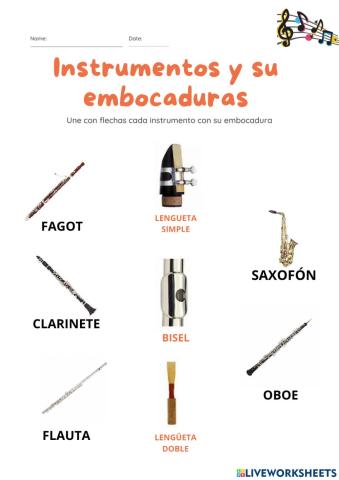 Embocadura instrumentos de viento